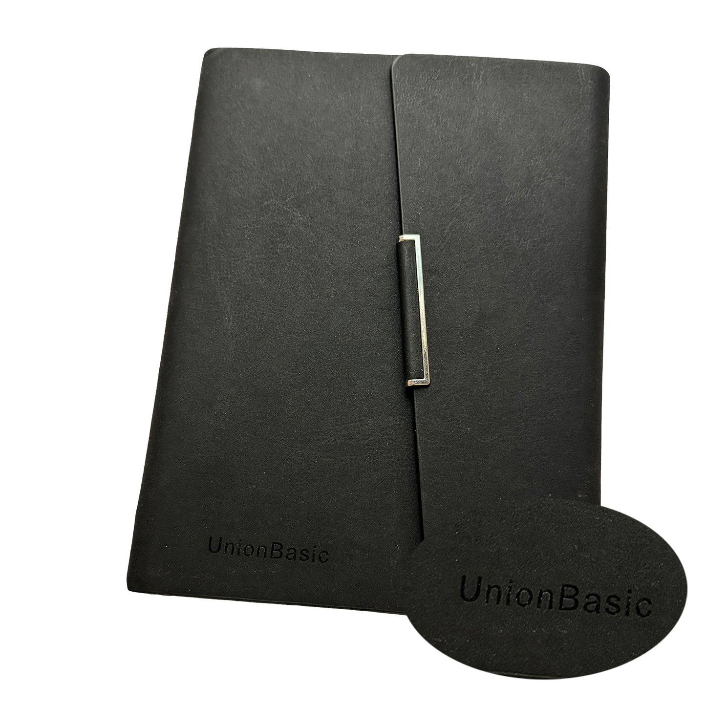UnionBasic 2024 Personal Organizer, Personal Schedule Book, Faux Leather Cover with Magnetic Opening, Black