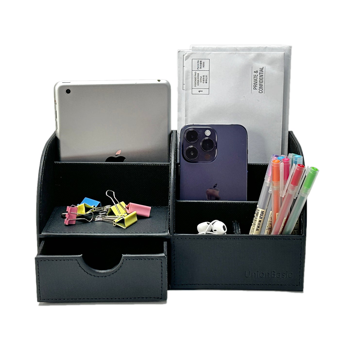 Desk Organizers - Desk Accessories - Leather Desk Organizer