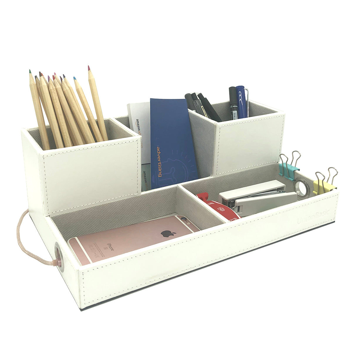 UnionBasic 5-Compartment Desk Organizer NEW